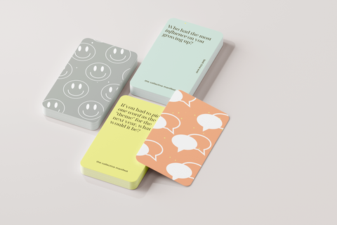 Best Time Ever Happy Family Conversation Cards by The Collective Manifest. Table talk, conversation icebreakers.