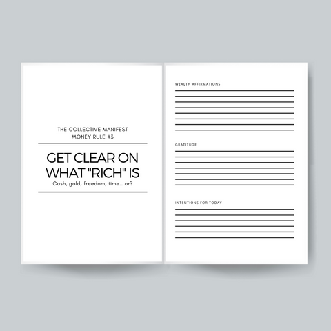 Money Manifest| 90 Day Money Journal